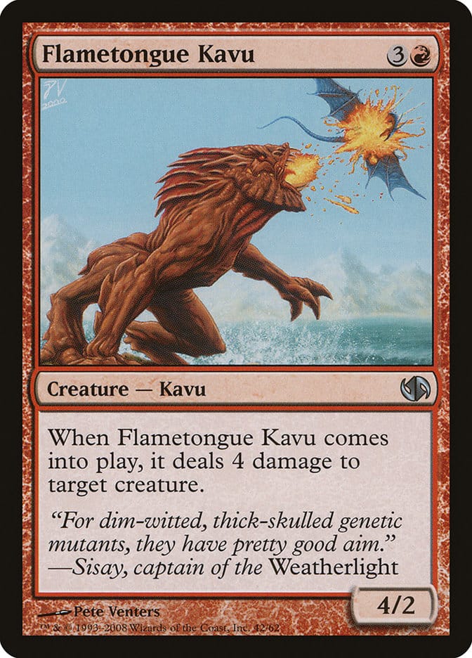 Flametongue Kavu [Duel Decks: Jace vs. Chandra] Magic: The Gathering