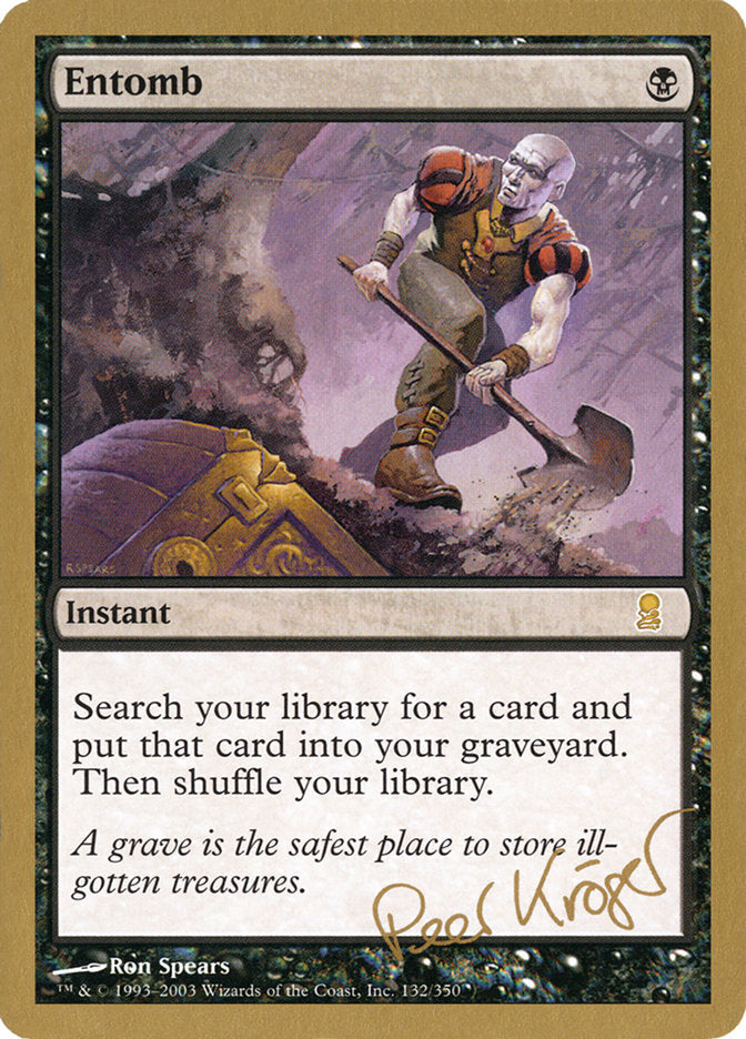 Entomb (Peer Kroger) [World Championship Decks 2003] Magic: The Gathering
