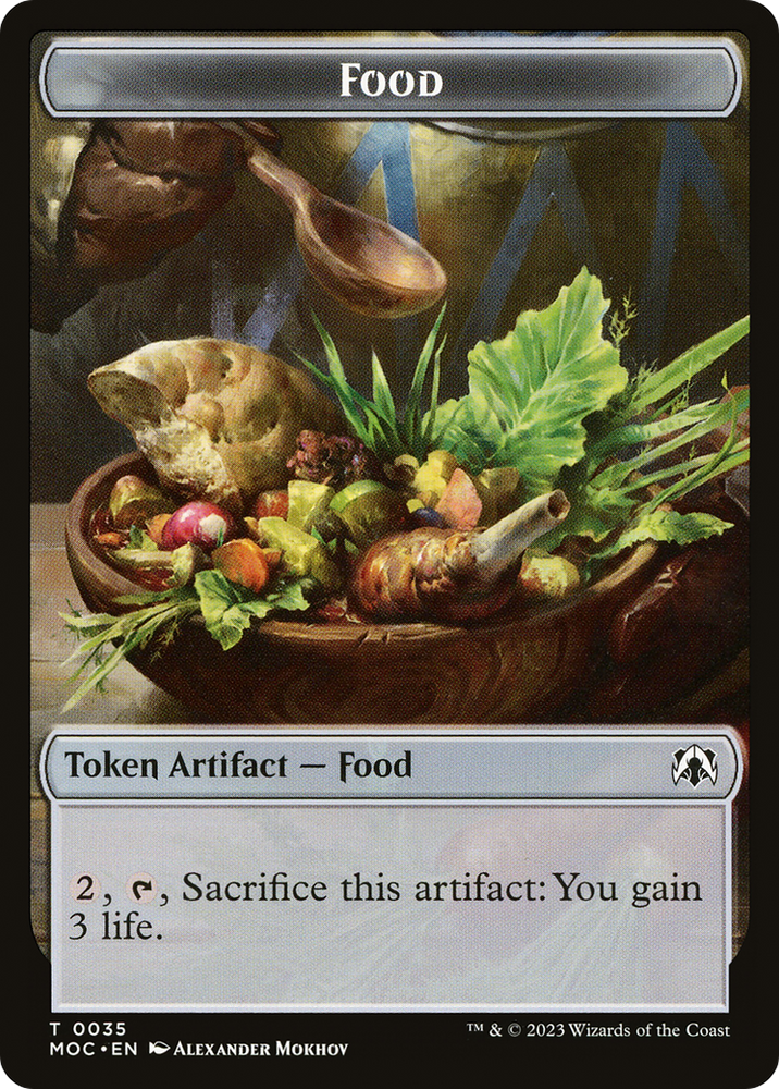 Food Token [March of the Machine] Magic: The Gathering