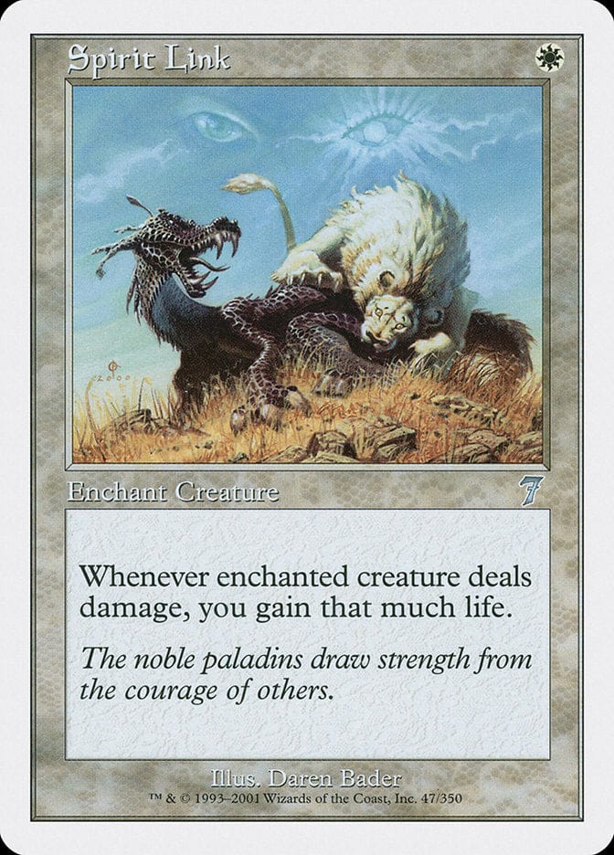 Spirit Link [Seventh Edition] Magic: The Gathering