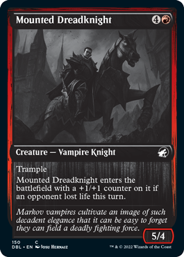 Mounted Dreadknight [Innistrad: Double Feature] Magic: The Gathering