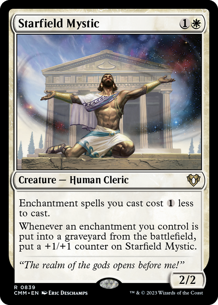 Starfield Mystic [Commander Masters] Magic: The Gathering