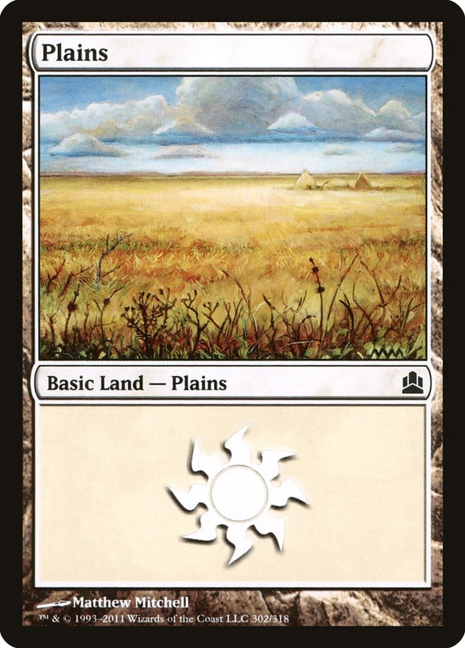 Plains (302) [Commander 2011] Magic: The Gathering
