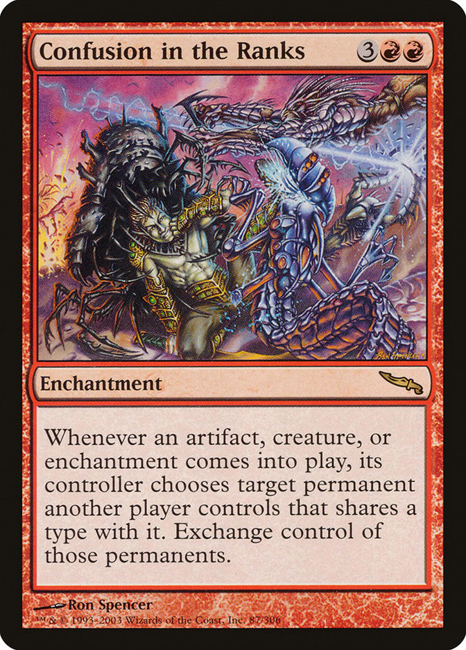 Confusion in the Ranks [Mirrodin] Magic: The Gathering