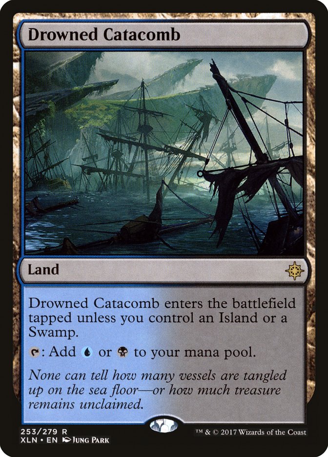 Drowned Catacomb [Ixalan] Magic: The Gathering