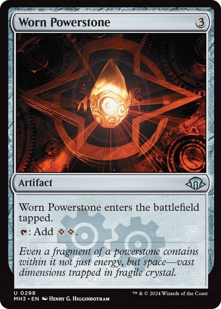 Worn Powerstone [Modern Horizons 3] Magic: The Gathering