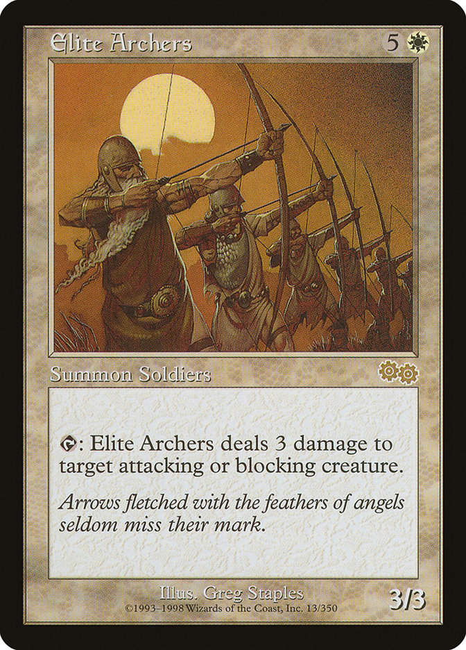 Elite Archers [Urza's Saga] Magic: The Gathering