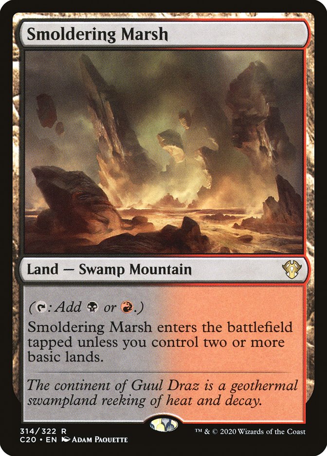 Smoldering Marsh [Commander 2020] Magic: The Gathering