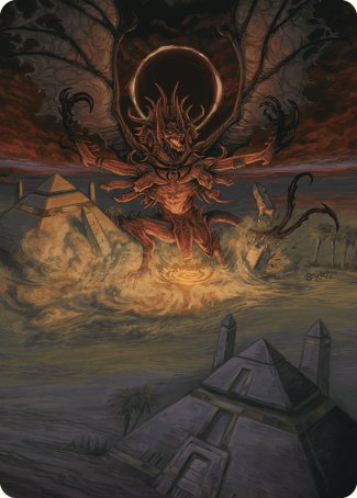Dread Return Art Card [Commander Masters Art Series] Magic: The Gathering