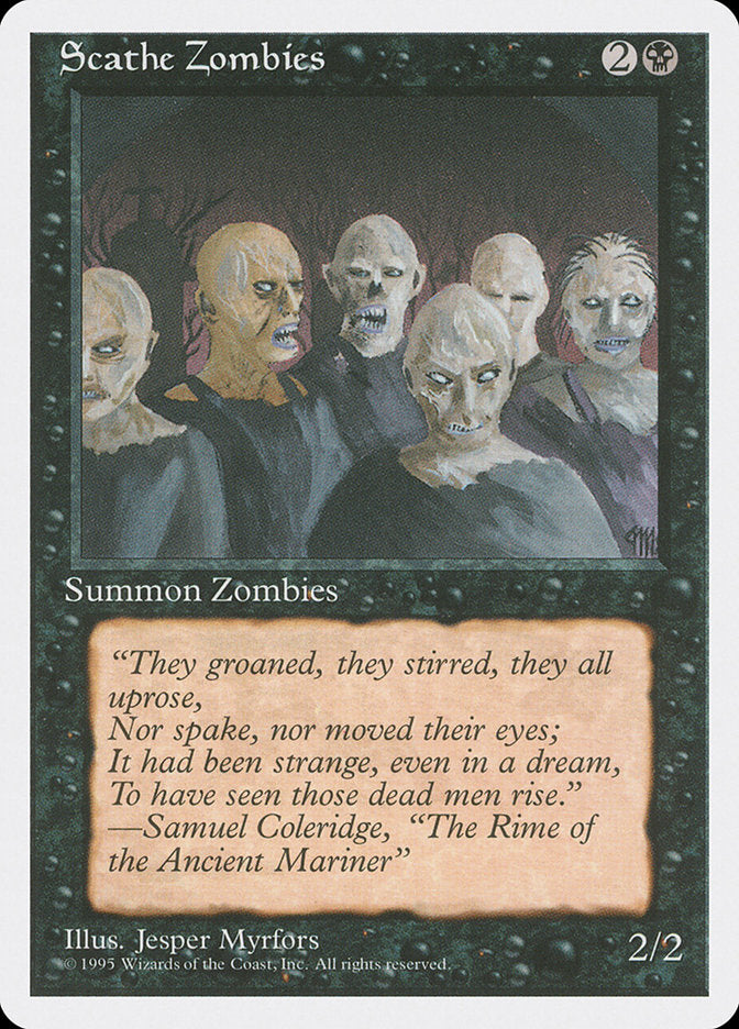 Scathe Zombies [Fourth Edition] Magic: The Gathering