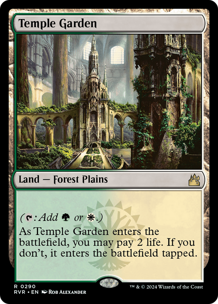 Temple Garden [Ravnica Remastered] Magic: The Gathering