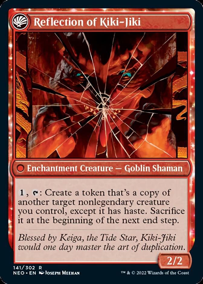 Fable of the Mirror-Breaker // Reflection of Kiki-Jiki [Kamigawa: Neon Dynasty] Magic: The Gathering