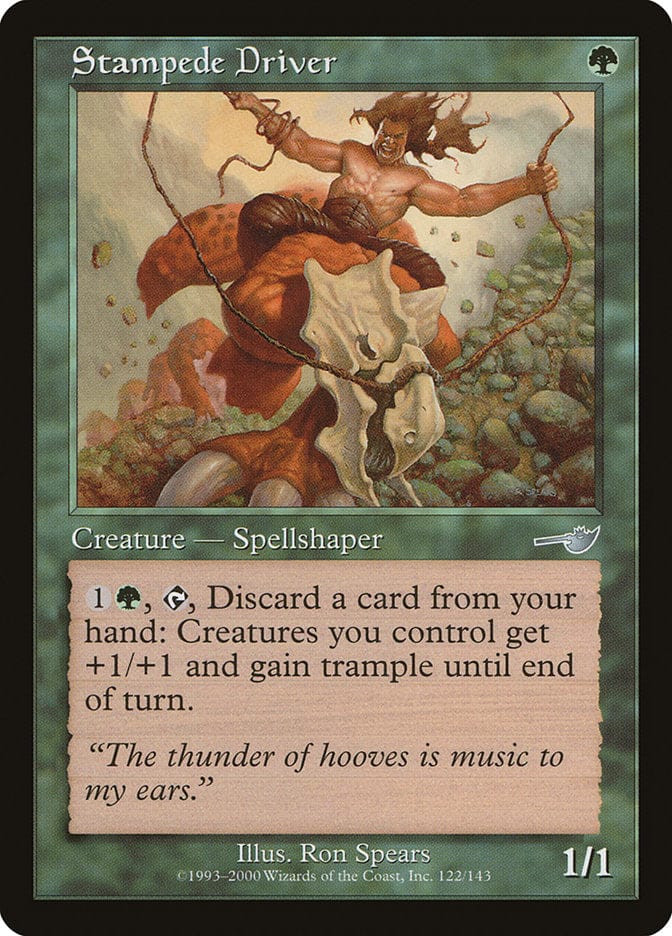 Stampede Driver [Nemesis] Magic: The Gathering