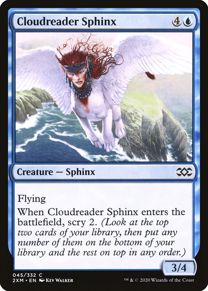 Cloudreader Sphinx [Double Masters] Magic: The Gathering