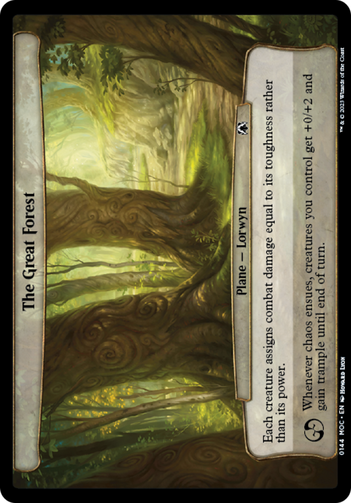 The Great Forest [March of the Machine Commander] Magic: The Gathering
