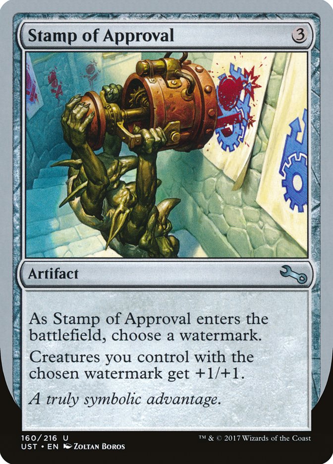 Stamp of Approval [Unstable] Magic: The Gathering
