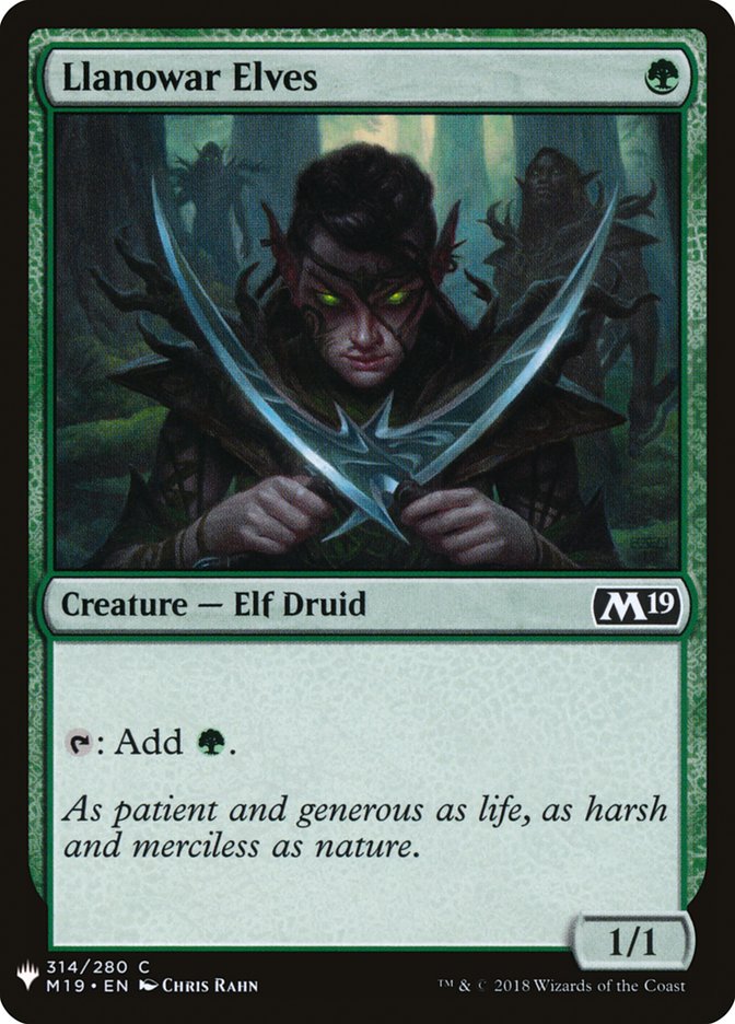 Llanowar Elves [Mystery Booster] Magic: The Gathering