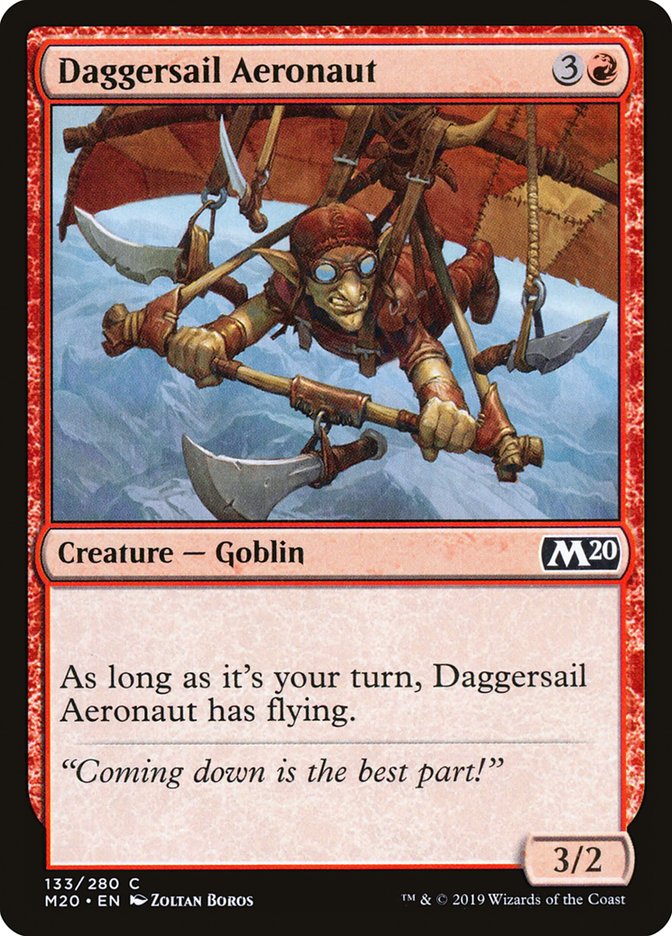 Daggersail Aeronaut [Core Set 2020] Magic: The Gathering