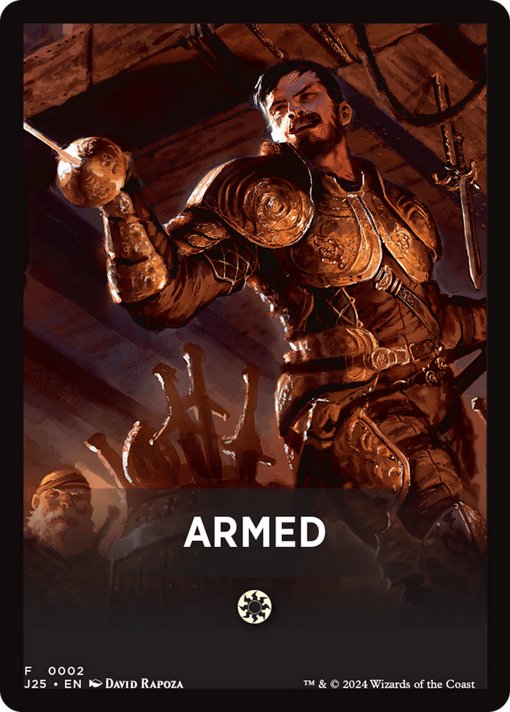 Armed Theme Card [Foundations Jumpstart Front Cards] Magic: The Gathering