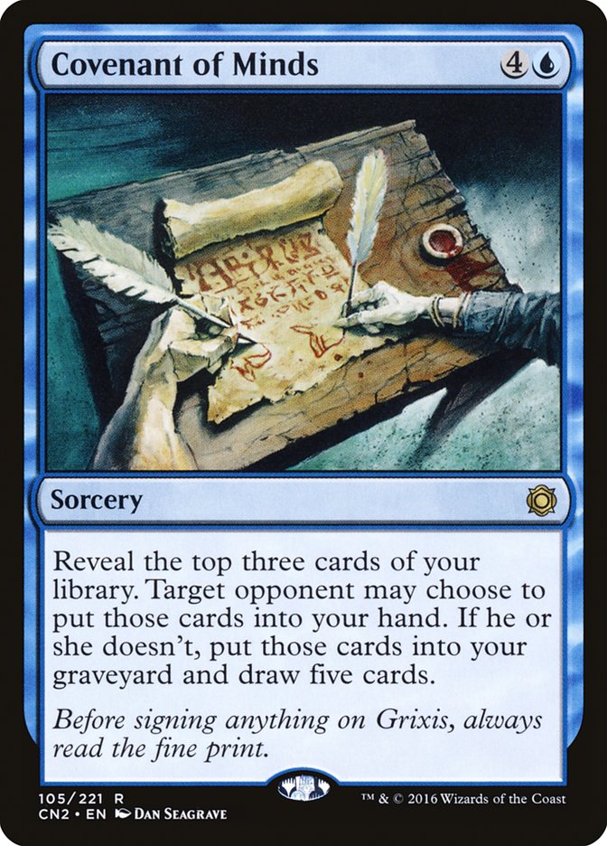 Covenant of Minds [Conspiracy: Take the Crown] Magic: The Gathering