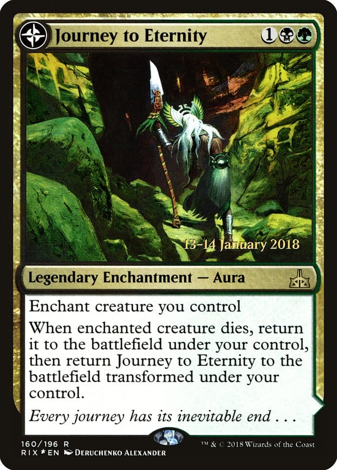 Journey to Eternity // Atzal, Cave of Eternity [Rivals of Ixalan Prerelease Promos] Magic: The Gathering