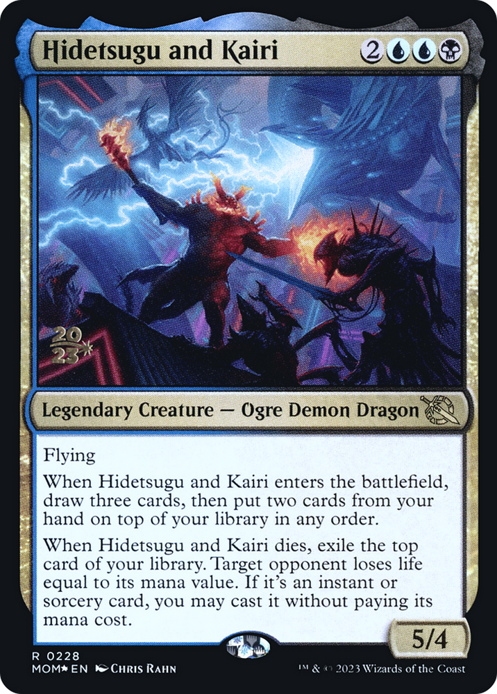 Hidetsugu and Kairi [March of the Machine Prerelease Promos] Magic: The Gathering