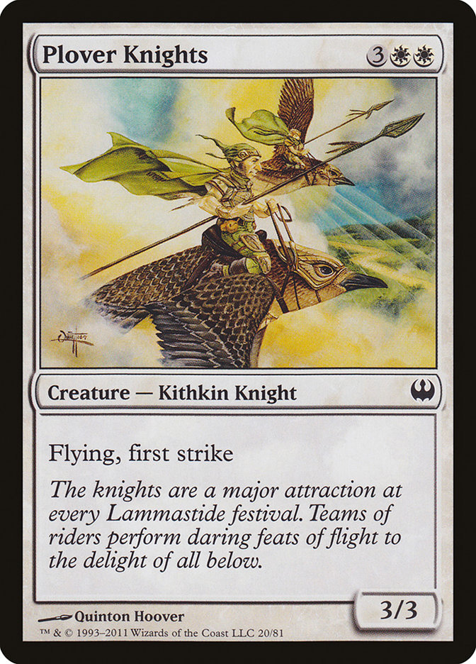 Plover Knights [Duel Decks: Knights vs. Dragons] Magic: The Gathering