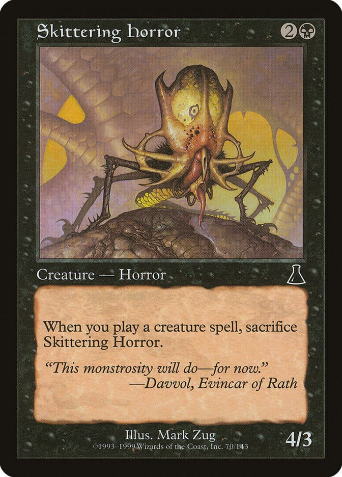 Skittering Horror [Urza's Destiny] Magic: The Gathering