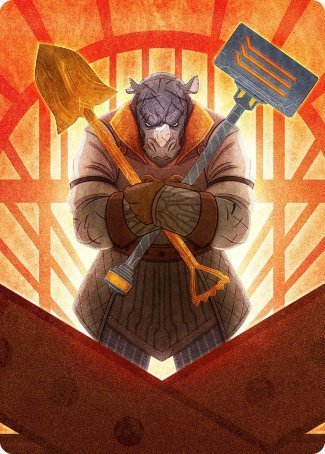 Mr. Orfeo, the Boulder Art Card [Streets of New Capenna Art Series] Magic: The Gathering