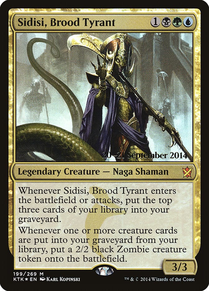 Sidisi, Brood Tyrant [Khans of Tarkir Prerelease Promos] Magic: The Gathering