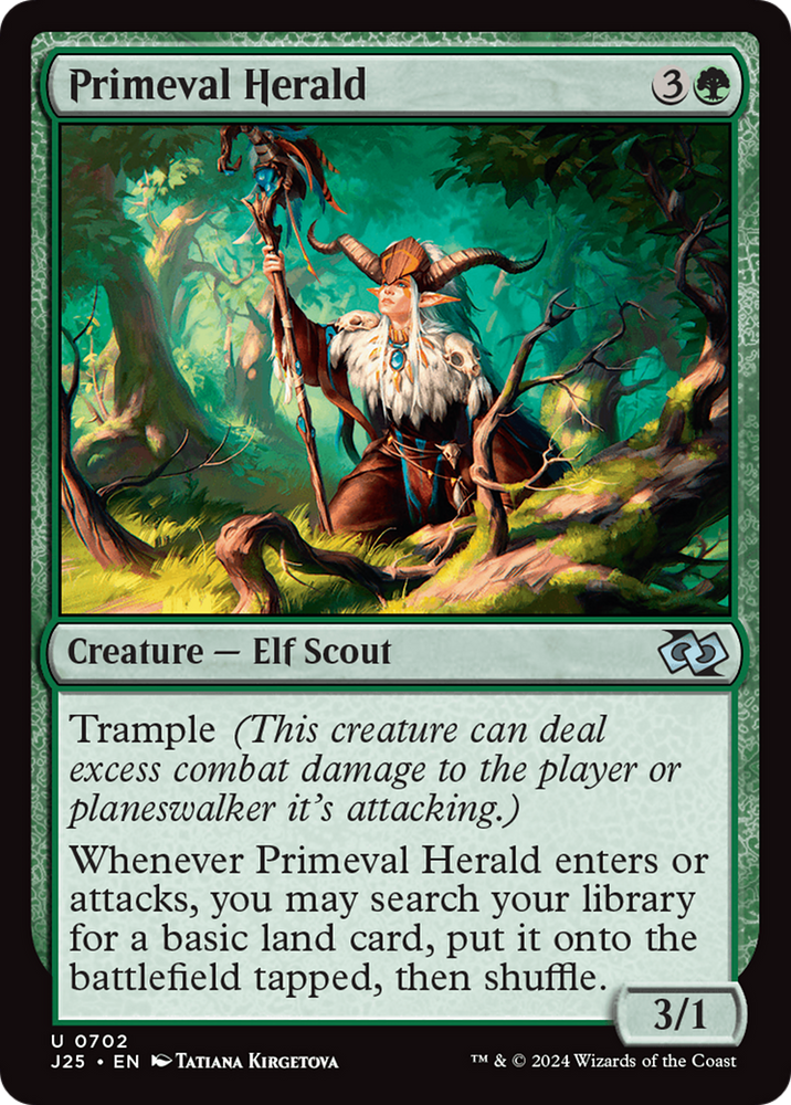 Primeval Herald [Foundations Jumpstart] Magic: The Gathering