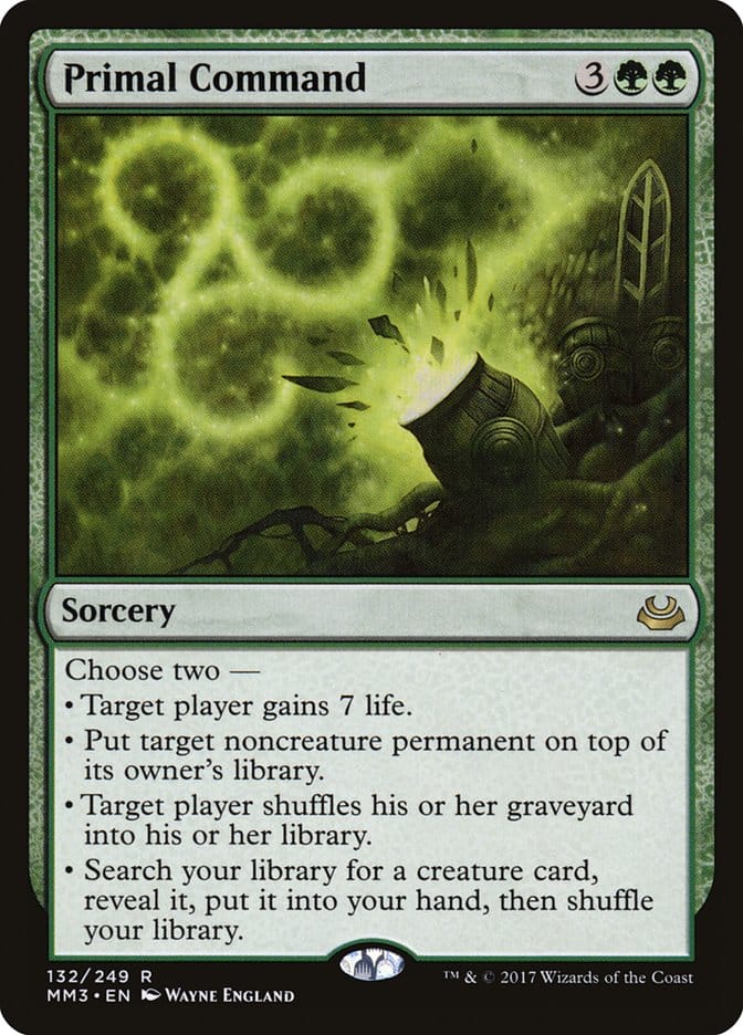 Primal Command [Modern Masters 2017] Magic: The Gathering