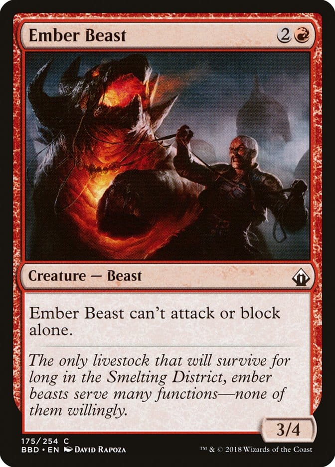 Ember Beast [Battlebond] Magic: The Gathering