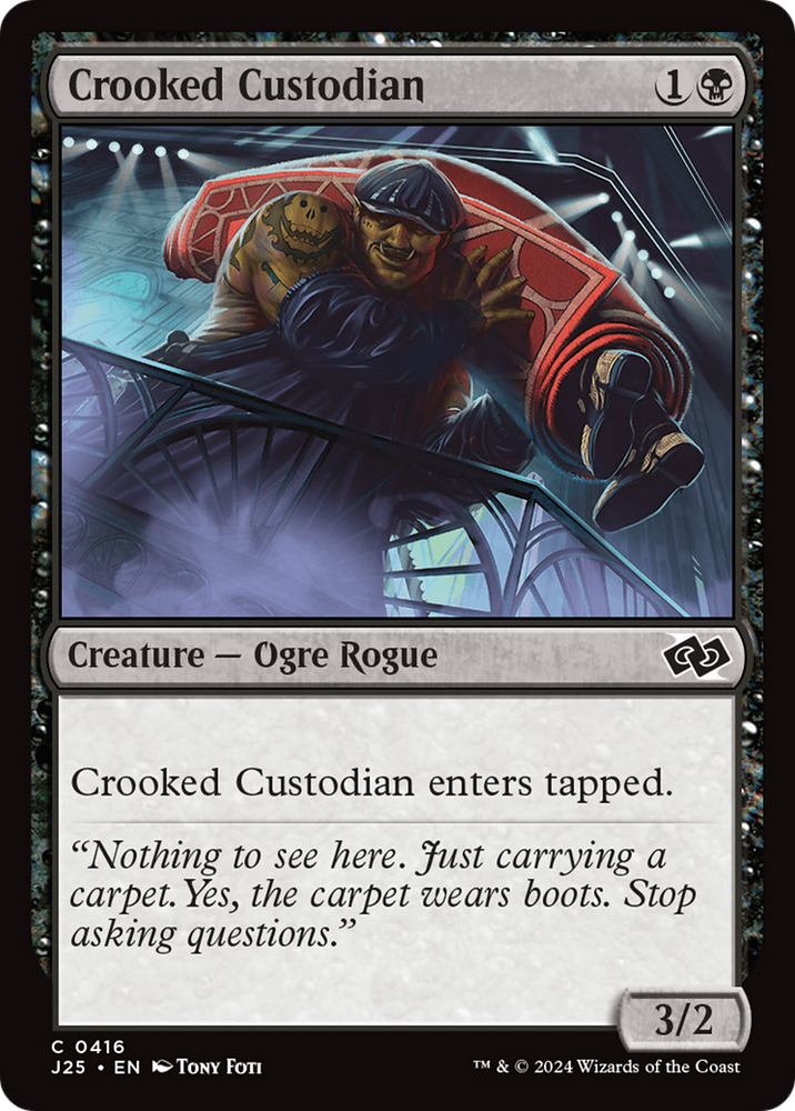 Crooked Custodian [Foundations Jumpstart] Magic: The Gathering