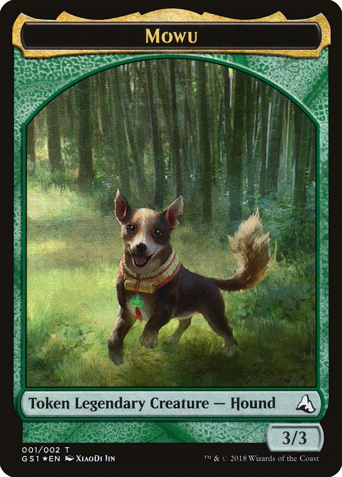 Mowu // Mowu Double-Sided Token [Global Series Jiang Yanggu & Mu Yanling] Magic: The Gathering