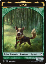 Mowu // Mowu Double-Sided Token [Global Series Jiang Yanggu & Mu Yanling] Magic: The Gathering