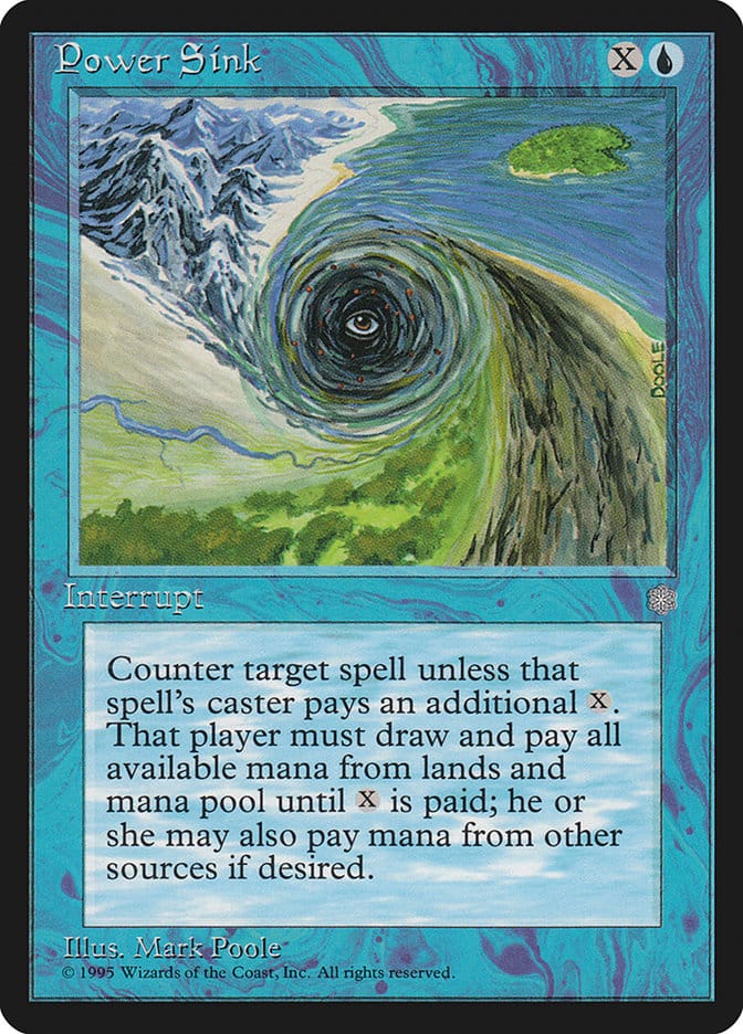 Power Sink [Ice Age] Magic: The Gathering