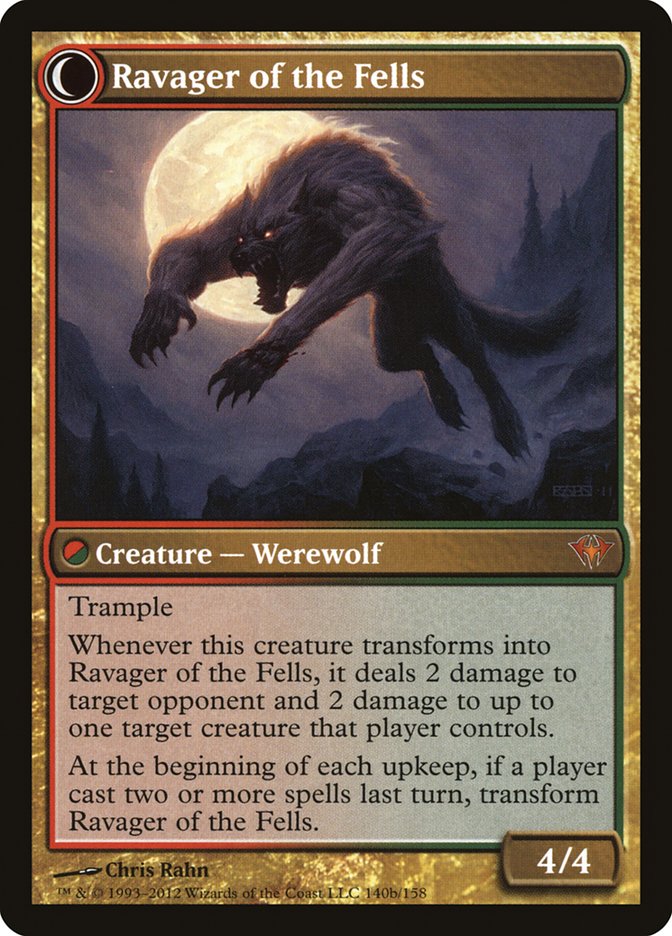 Huntmaster of the Fells // Ravager of the Fells [Dark Ascension] Magic: The Gathering