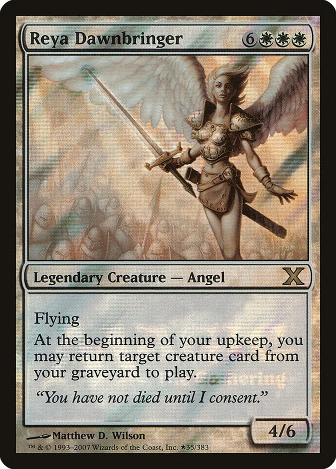 Reya Dawnbringer [Tenth Edition Prerelease Promos] Magic: The Gathering