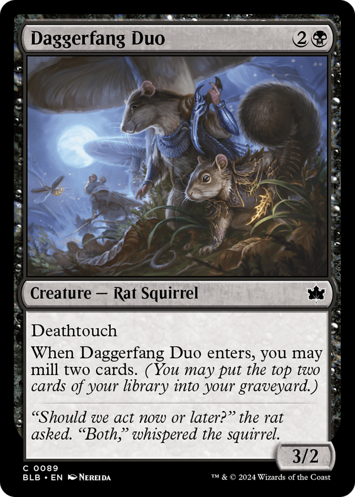 Daggerfang Duo [Bloomburrow] Magic: The Gathering