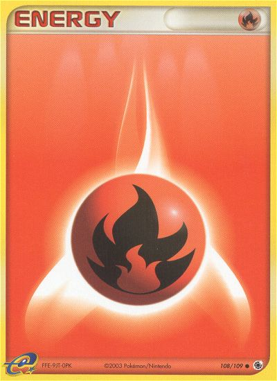 Fire Energy (108/109) [EX: Ruby & Sapphire] Pokémon