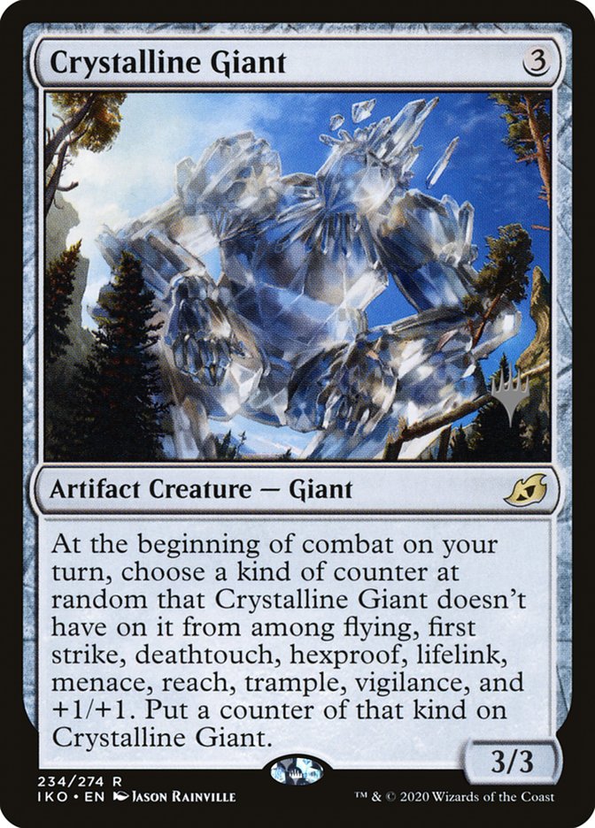 Crystalline Giant (Promo Pack) [Ikoria: Lair of Behemoths Promos] Magic: The Gathering