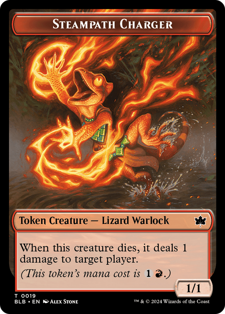 Steampath Charger Token [Bloomburrow Tokens] Magic: The Gathering