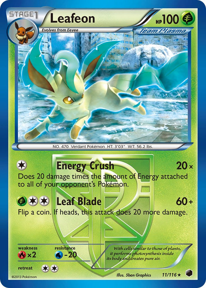 Leafeon (11/116) (Theme Deck Exclusive) [Black & White: Plasma Freeze] Pokémon