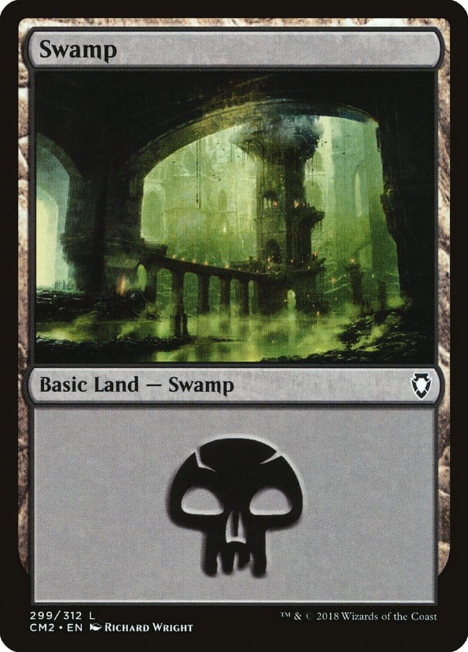 Swamp (299) [Commander Anthology Volume II] Magic: The Gathering