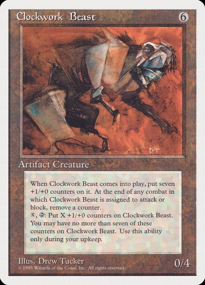 Clockwork Beast [Rivals Quick Start Set] Magic: The Gathering