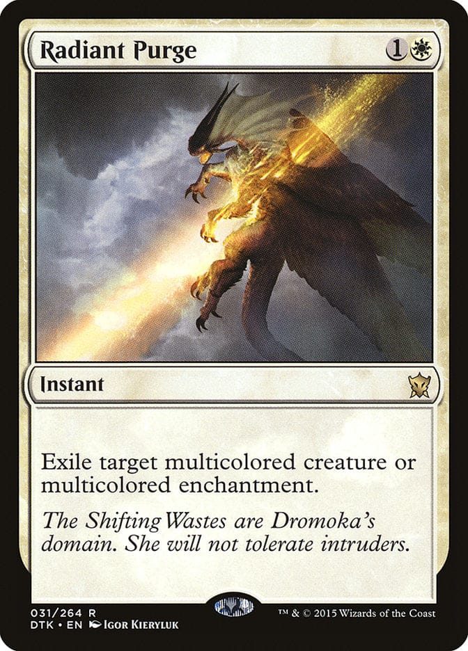 Radiant Purge [Dragons of Tarkir] Magic: The Gathering