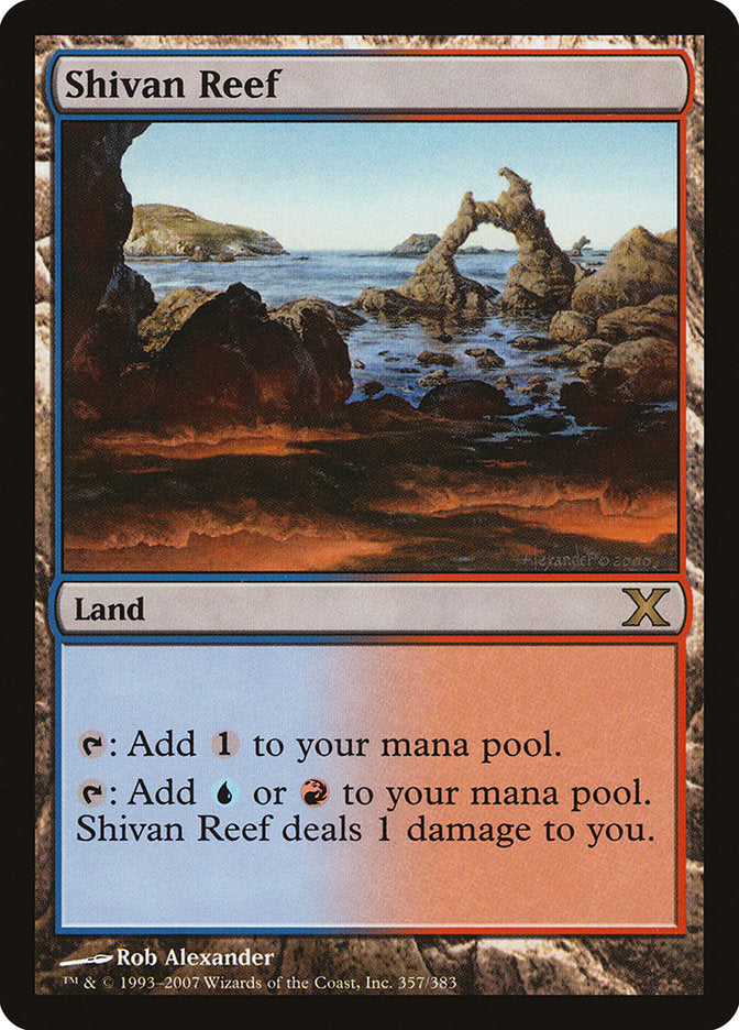 Shivan Reef [Tenth Edition] Magic: The Gathering