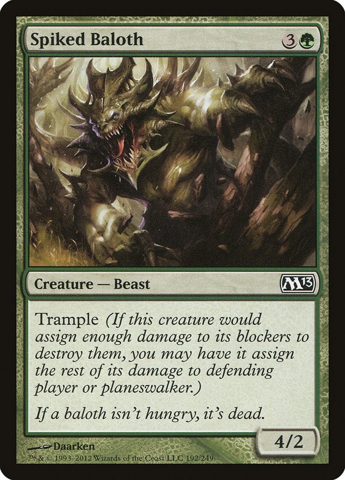 Spiked Baloth [Magic 2013] Magic: The Gathering