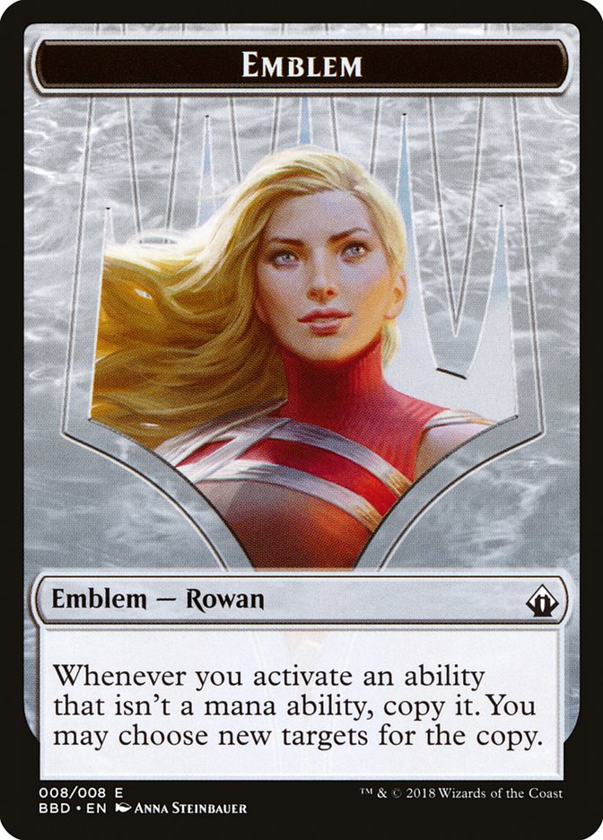 Rowan Kenrith Emblem [Battlebond Tokens] Magic: The Gathering